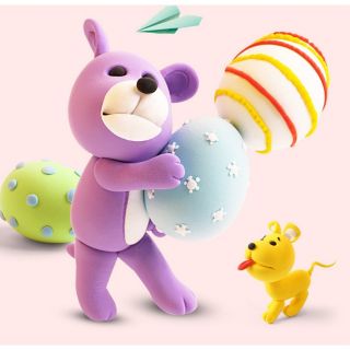 Đồ Chơi Cho Bé Đất Sét Nhật (SUPER CLAY) đất nặn siêu nhẹ dẻo và dai.