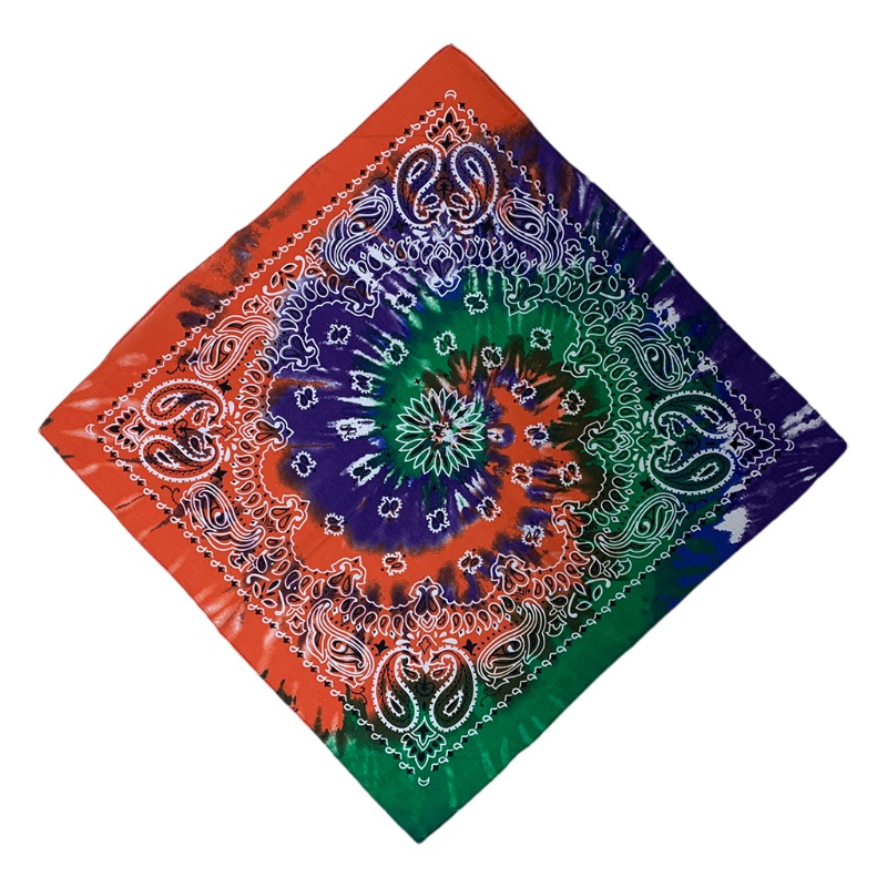 Khăn Trùm Đầu Dạng Xoắn In Họa Tiết Hoa Nhiều Màu Sắc Phong Cách Hip Hop