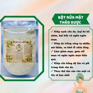 Bột rửa mặt thảo mộc Handmade