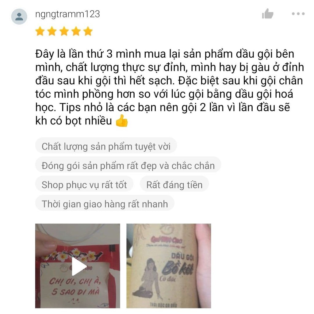 Dầu gội thảo dược/Dầu gội bồ kết thảo mộc dưỡng tóc QUÊ MỘT CỤC ngăn rụng tóc, sạch gàu 500ml