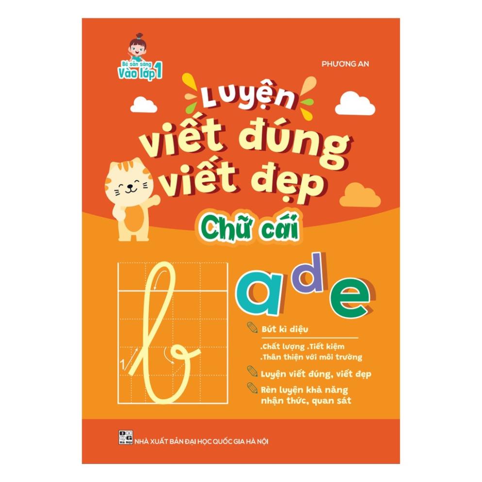 Sách - Bộ 3 Quyển Luyện Viết Thần Kỳ Tự Xóa Chữ Đẹp - Số Đẹp - Nét Cơ Bản- Tặng Kèm Bút Mực