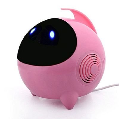 Loa vi tính Robot nhỏ xinh nguồn USB ( trắng )