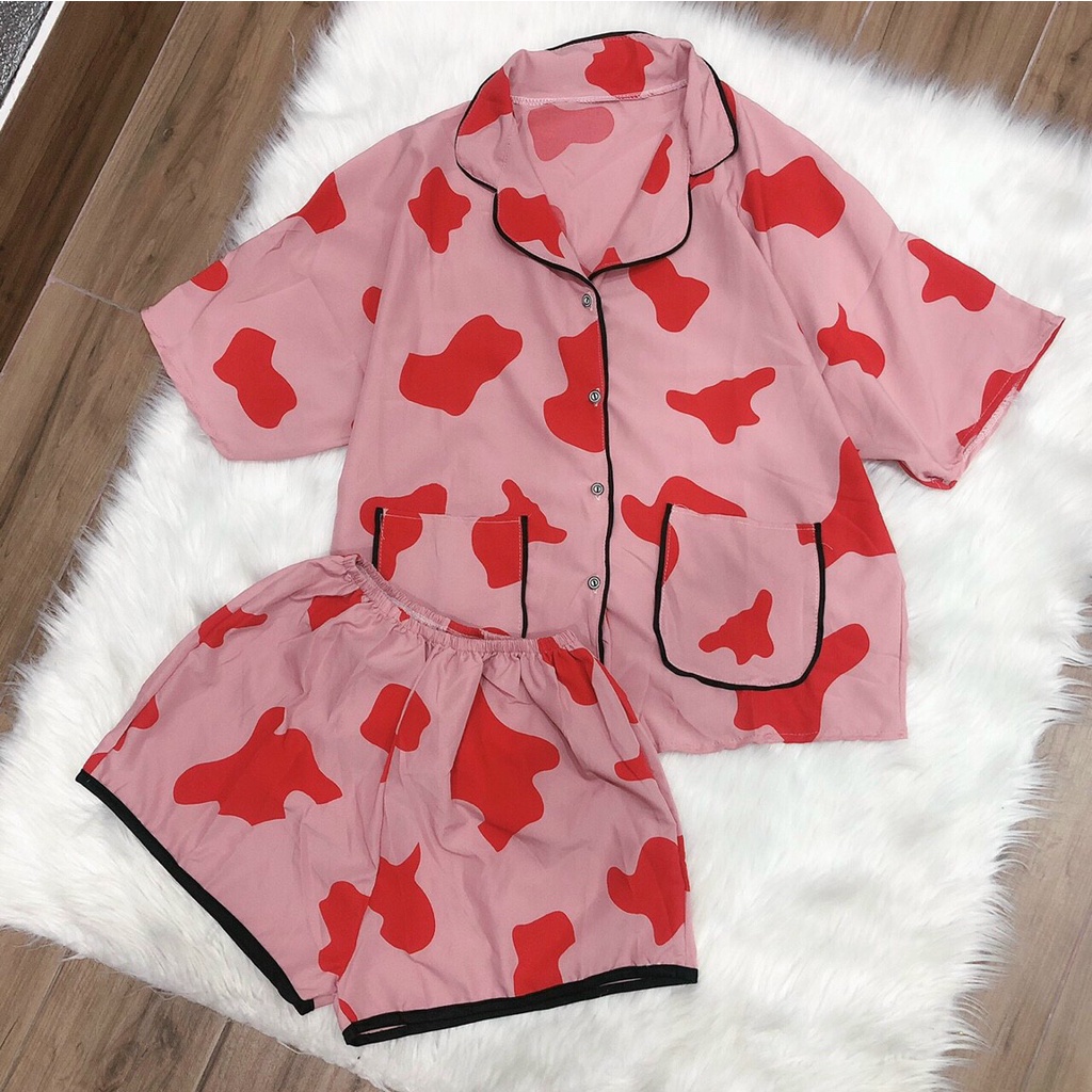 Bộ Lụa Kate Cộc Đùi 💚 Chất Liệu Kate Cao Cấp | BigBuy360 - bigbuy360.vn