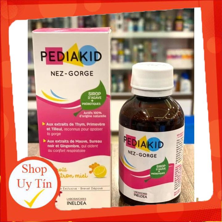 Pediakid tăng đề kháng Mũi Họng Pháp 125ml dành cho bé trên 6 tháng tuổi