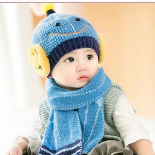 Set khăn mũ trẻ em