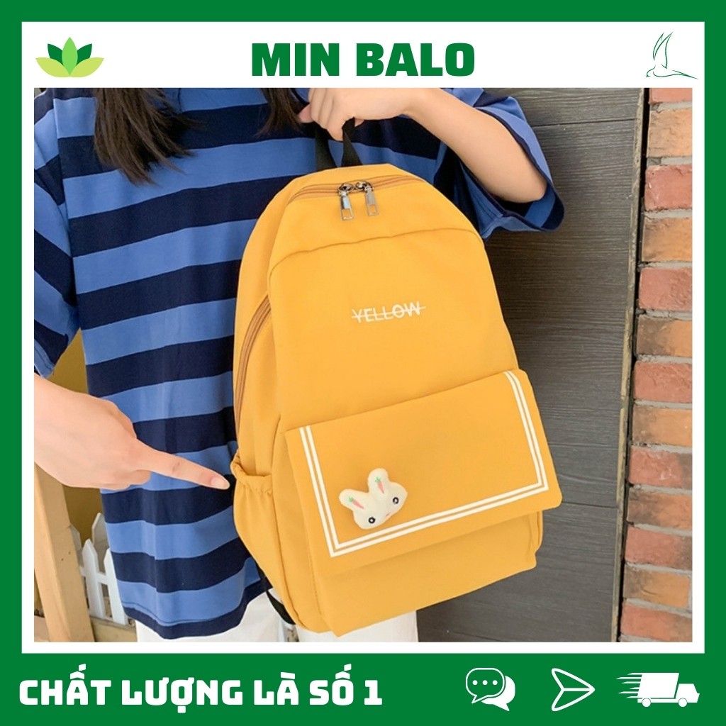 Balo Nữ Đẹp Đi Học Thời Trang ULZZANG Chống Nước Cao Cấp Giá Rẻ Min Balo MS25