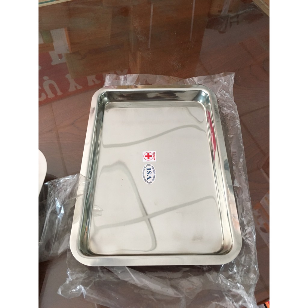 Khay inox y tế nhiều size lớn, nhỏ