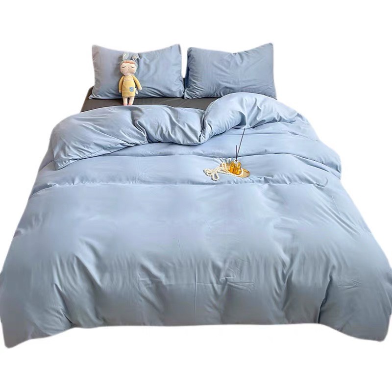 Bộ vỏ chăn ga gối Cotton Đũi Phối Minamo nhiều mẫu đẹp, siêu mềm mịn, chất liệu kháng khuẩn bảo vệ da - B09 | BigBuy360 - bigbuy360.vn