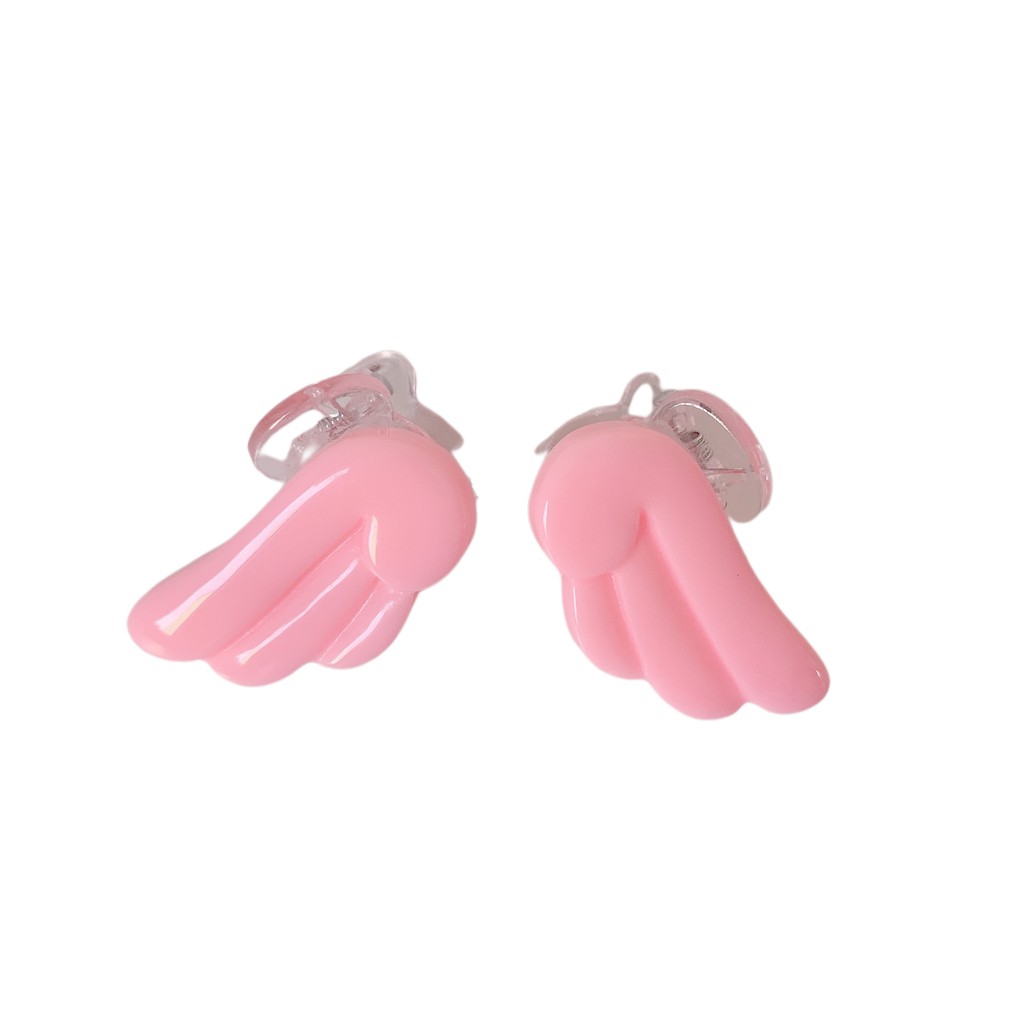 Kẹp Tóc Tự Làm Hình Đôi Cánh Mềm Nhỏ Dễ Thương Cho Bé Gái y2k