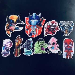 Hình dán sticker nhân vật Marvel