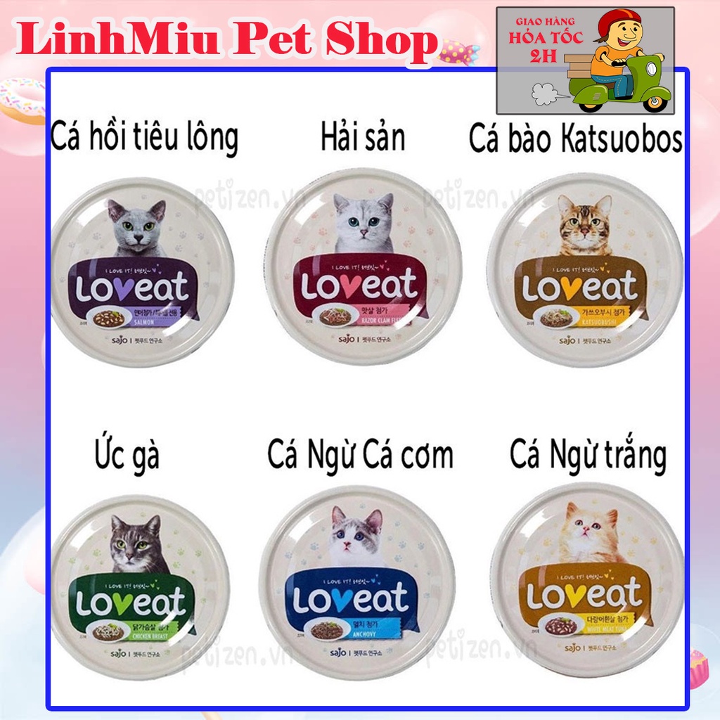Pate cho mèo LOVEAT 90g