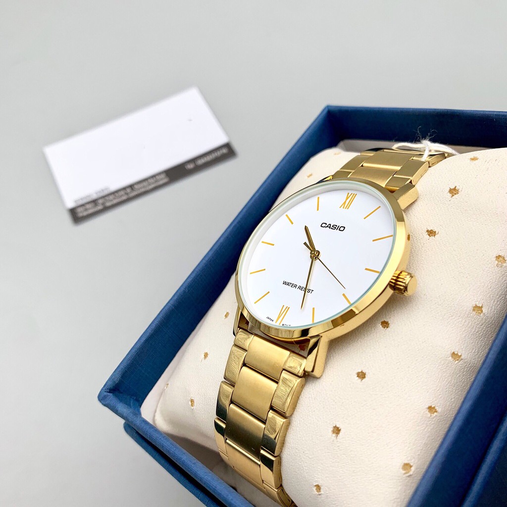 Đồng hồ nữ dây kim loại Casio Anh Khuê LTP-VT01G-7BUDF