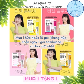 Trà Kombucha Teazen Vị Chanh Bí Quyết Giảm Cân JungKook Loại 10 Gói Và 30 Gói