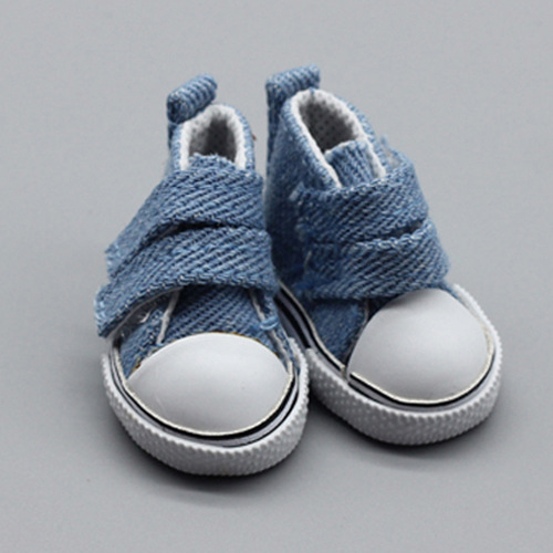 Đôi giày canvas cho búp bê kích thước 5cm tỉ lệ 1/ 6