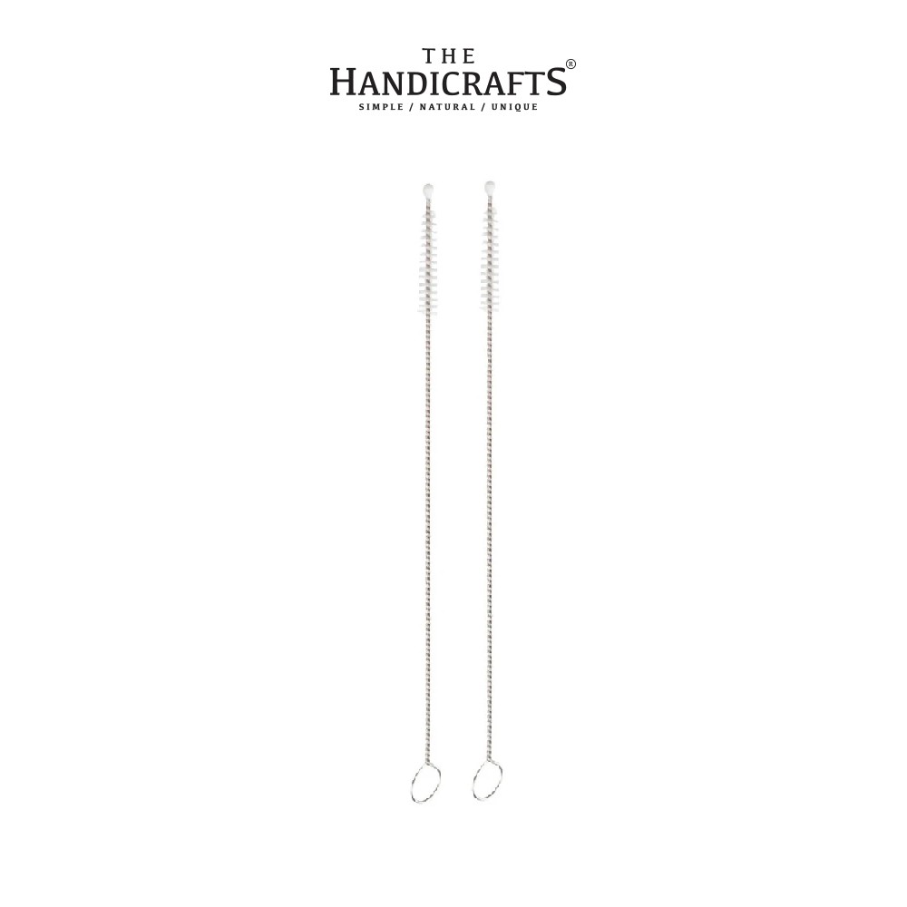 Ống hút inox 304 màu bạc Φ 6/8/12mm (Silver stainless steel straw) | The handicrafts