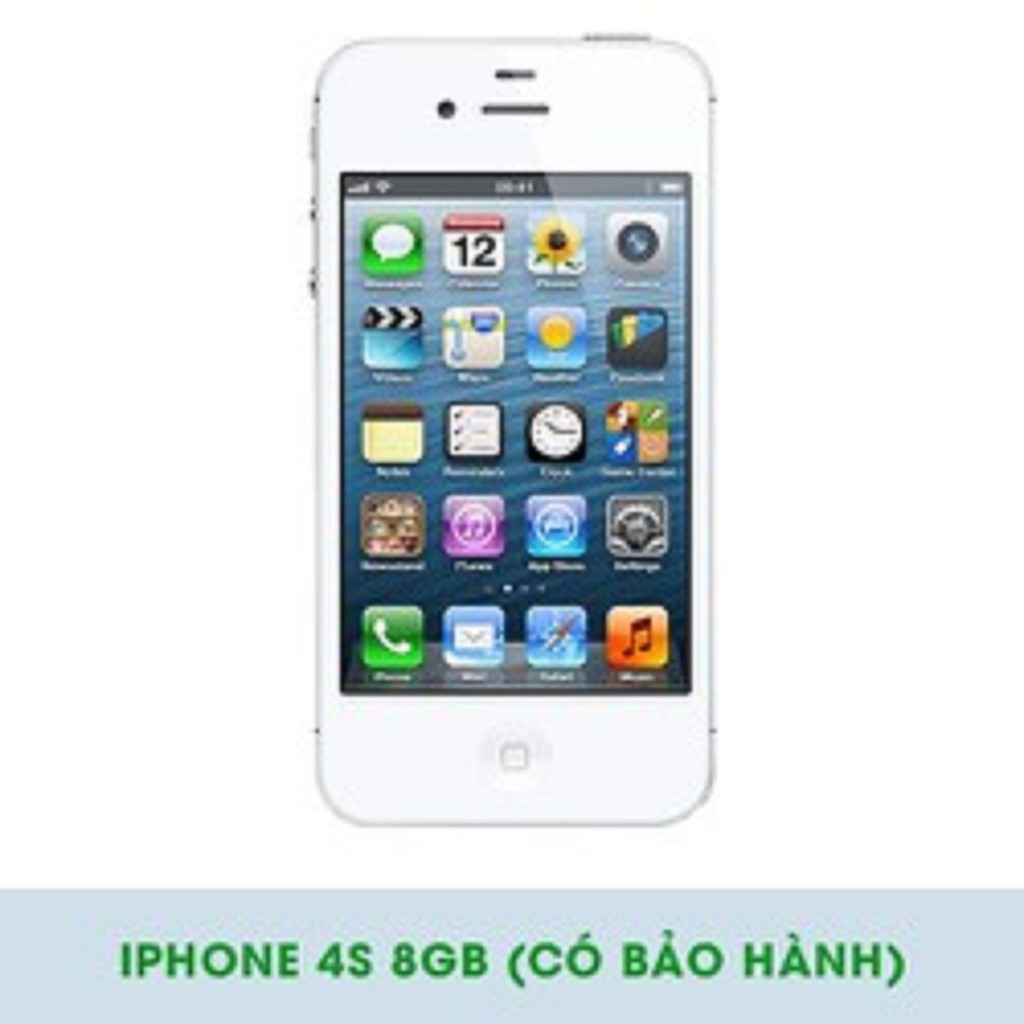 điện thoại Iphone 4S bản Quốc Tế mới - Full Zalo, Facebook, Youtube