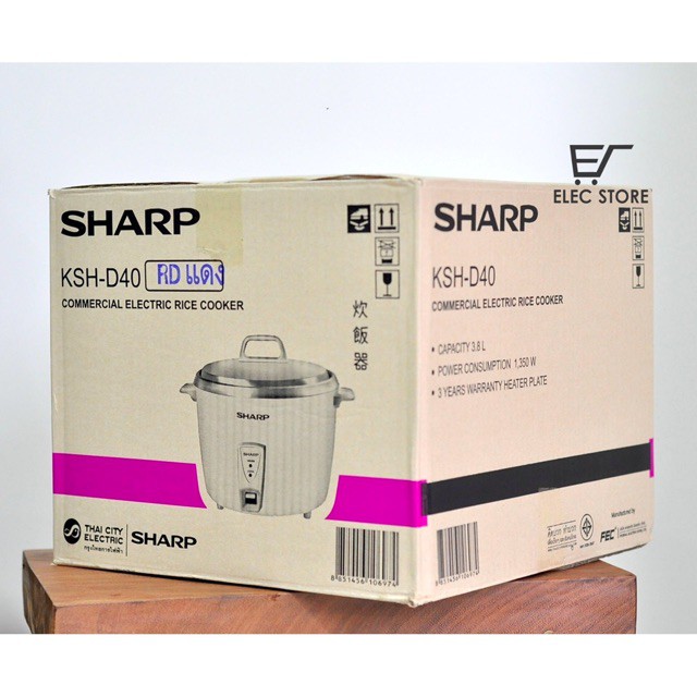 Nồi cơm điện Sharp 3.8L KSH-D40 Thái Lan Hàng chính hãng SHARP