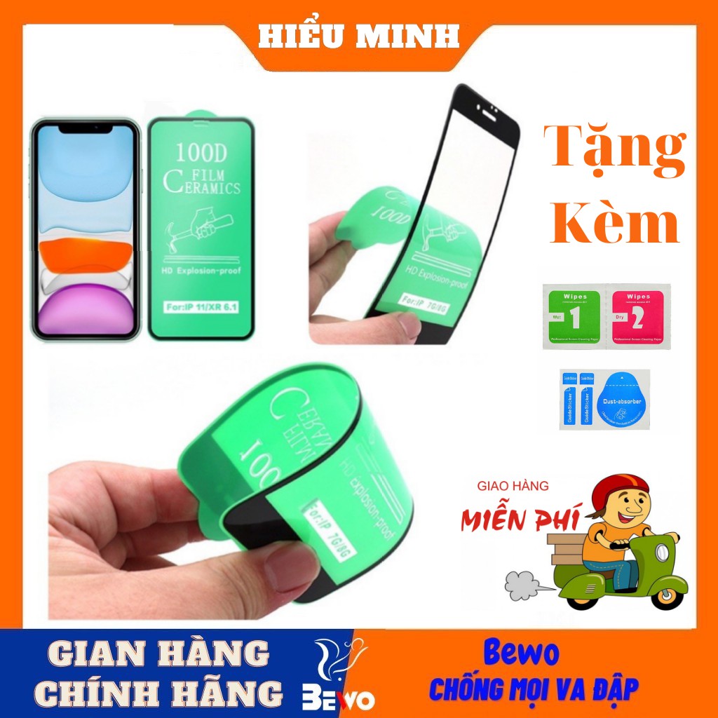 Cường lực cho iphone, dẻo chống vỡ cạch 6splus/7/7plus/8/8plus/x/xs/xs max/11/11 pro/11promax/12pro/12promax