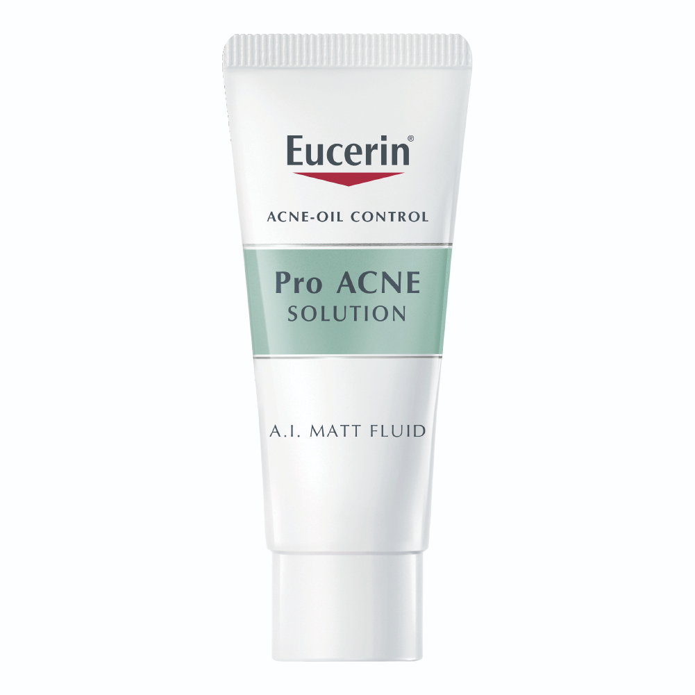 Kem dưỡng ẩm, kiểm soát nhờn, ngừa mụn Eucerin Matt Fluid 5ml