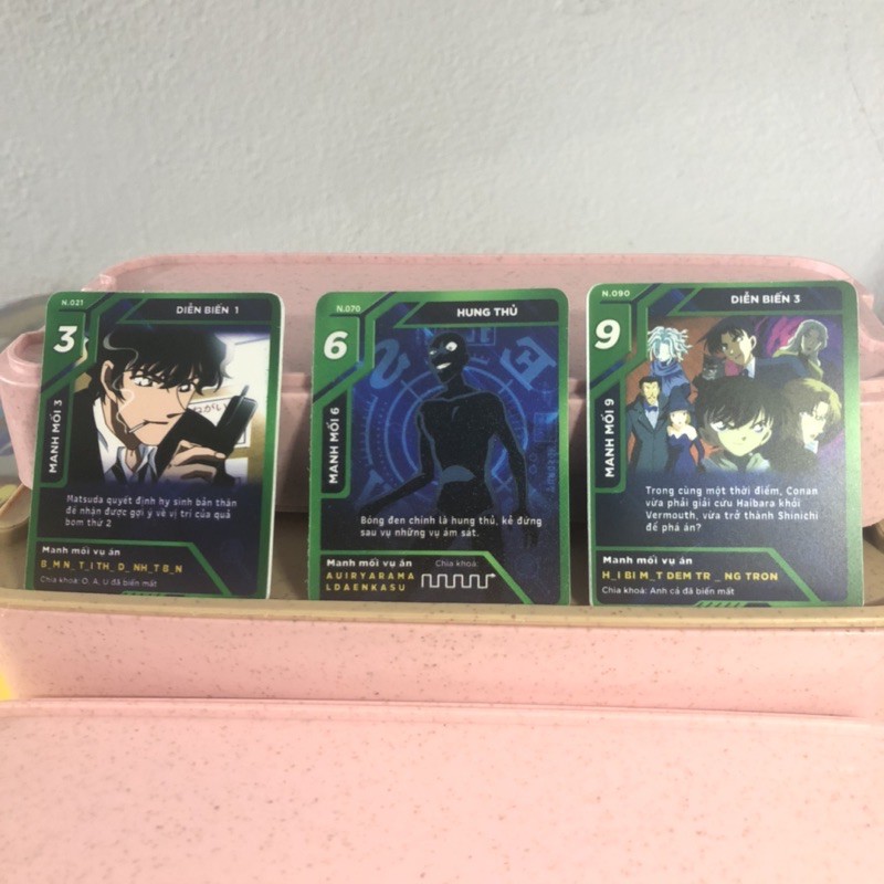 Thẻ Toonies Conan - Thẻ manh mối (đã bóc)