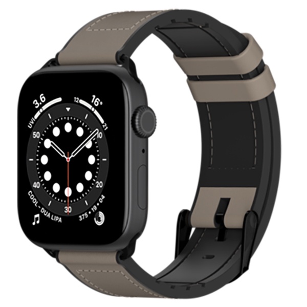 Dây da Chống Nước SwitchEasy Hybrid Silicone-Leather Dành Cho Apple Watch Series (1~7/ SE) Size 38/40/41mm và 42/44/45mm