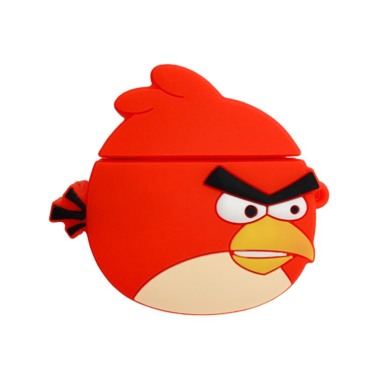 Vỏ bảo vệ hộp đựng tai nghe airpods hình angry birds sáng tạo đáng yêu