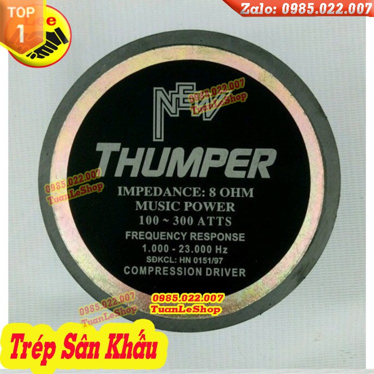 COMBO 02 LOA TREBLE THUMPER + 02 PHỄU 11 X 28 + TẶNG 02 TỤ 2.2