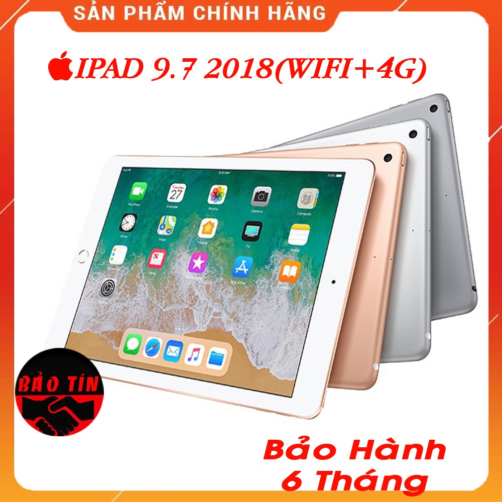 MÁY TÍNH BẢNG IPAD 9.7 2018 (GEN6) WIFI 4G ZIN ĐẸP
