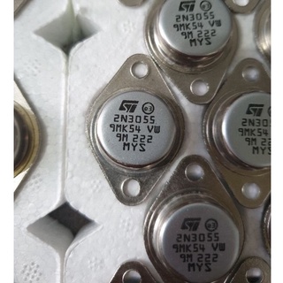 Set 10 con 2N3055 sò sắt 60V 15A 115W hàng ST mới giá tốt