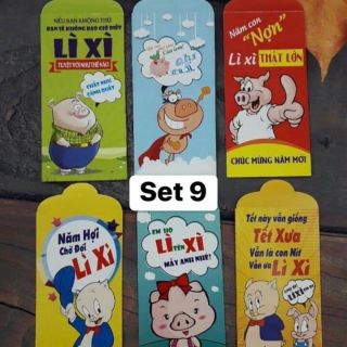 Bao lixi day dan .mau sac tuoi sag