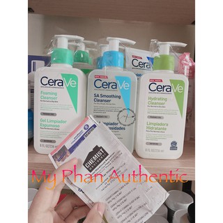 Sửa rửa mặt Pháp Cerave đủ size bill Chemist Úc
