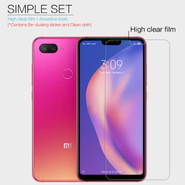 Nillkin Miếng Dán Cường Lực Cho Xiaomi Mi 8 Youth / Mi 8 Lite