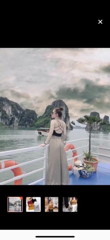 Áo đan dây lưng có mút ngực