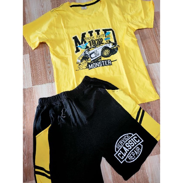 Bộ tay ngắn quần đùi thun cotton 100% chính phẩm hàng shop size cồ