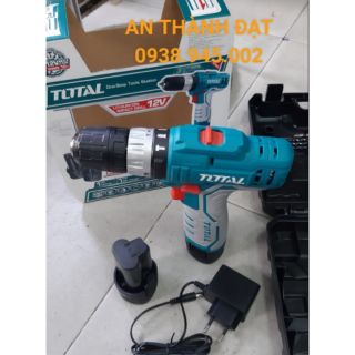 Máy khoan búa total dùng pin 12v 3 chế độ model: tidli1232