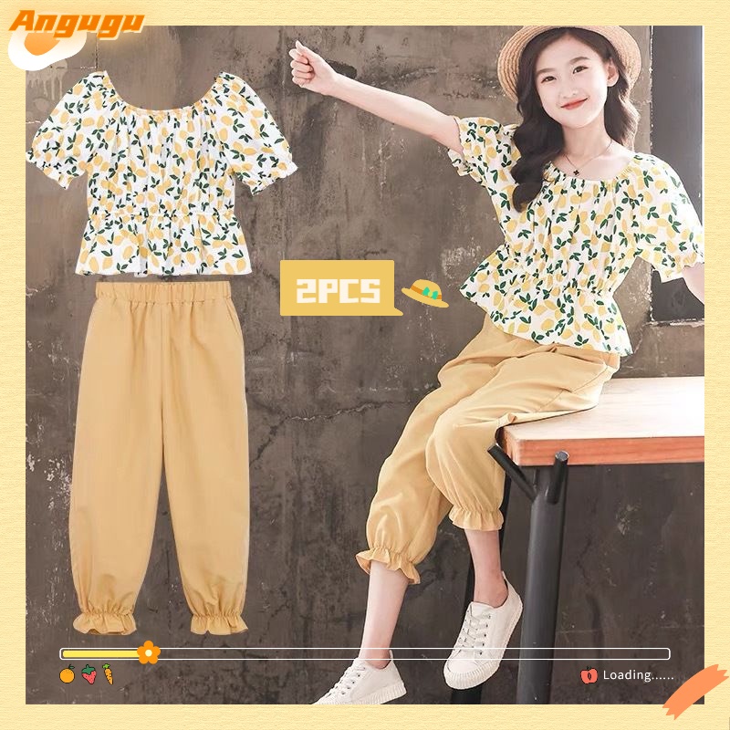 Bộ Đồ Thể Thao 2 Món Thời Trang Mùa Hè Cho Bé Gái 3-4 - 5-6 - 7-8 - 9-10 - 11-12 Tuổi