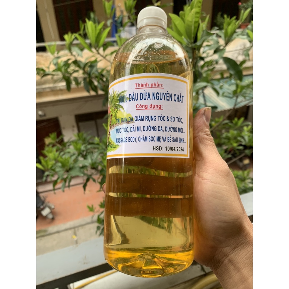 [SIÊU SALE] 1Lit - 500ml dầu dừa MẸ NẤU thủ công rất thơm