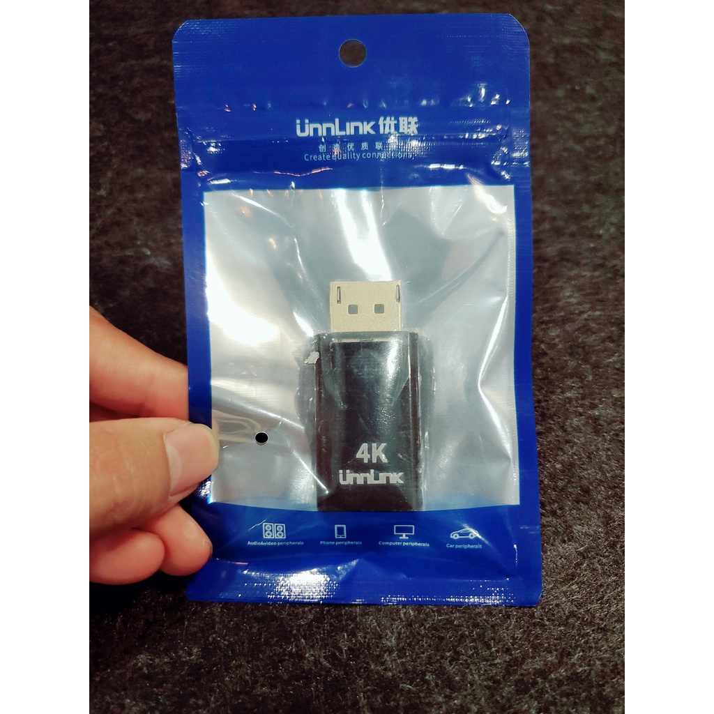 CÁP CHUYỂN ĐỔI DISPLAYPORT DP TO HDMI HÃNG HP 4K 30HZ 1080P