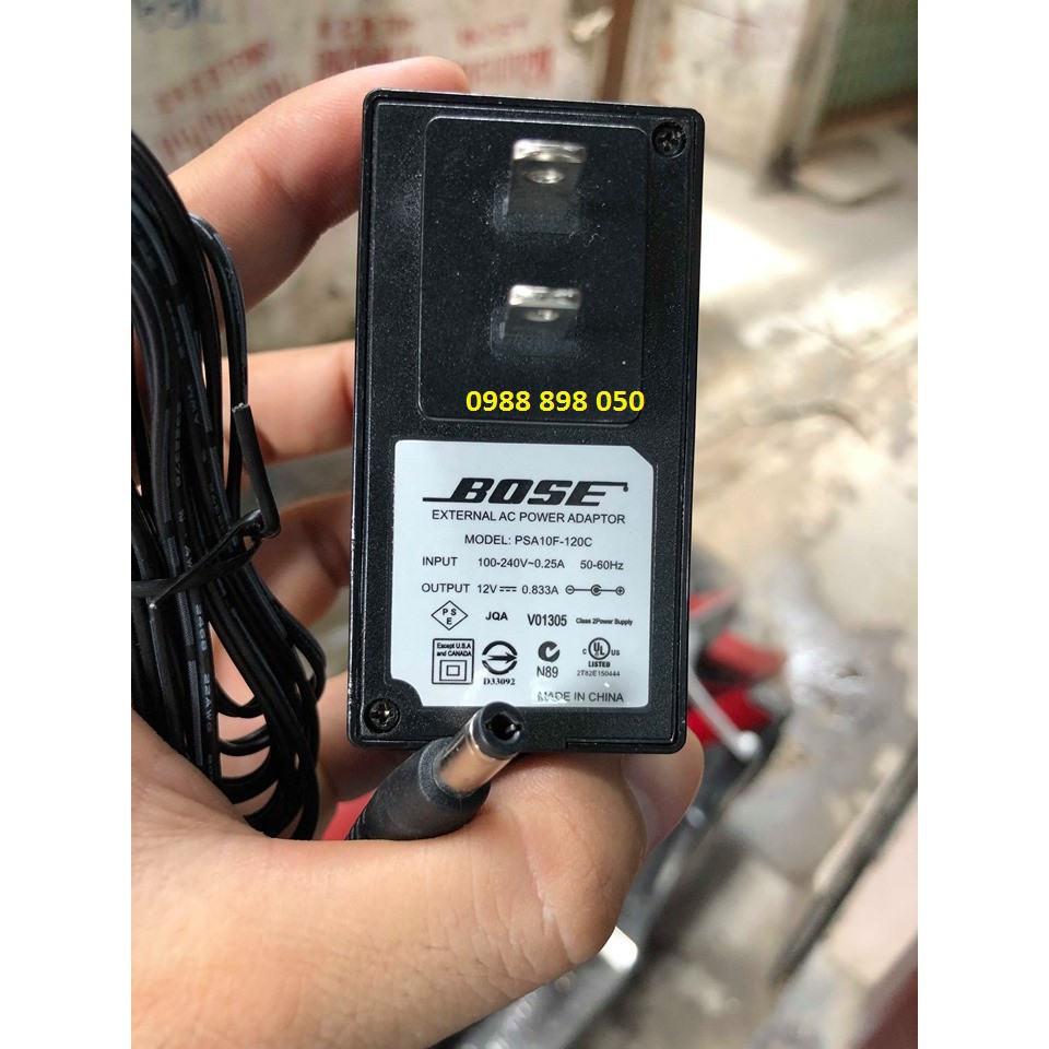 BÁN sạc Loa Bose SoundLink mini 12V 0.833A LỖI ĐỔI MỚI