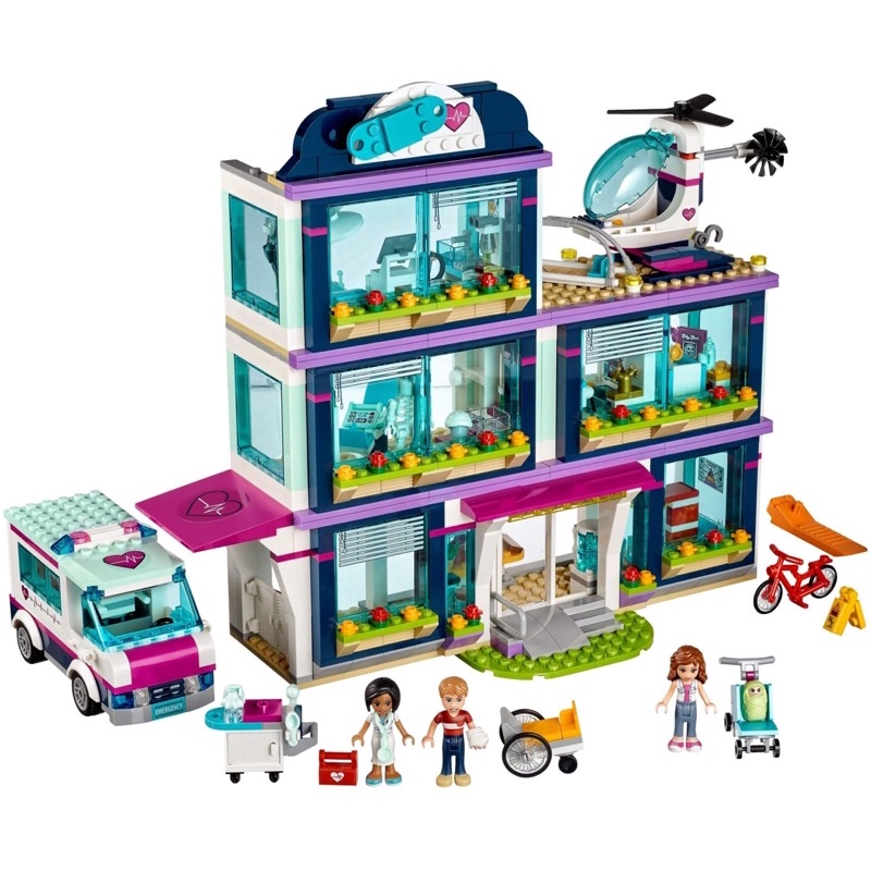 Lego friends 90002 Xếp Hình Bệnh Viện Hartlake 932 Mảnh
