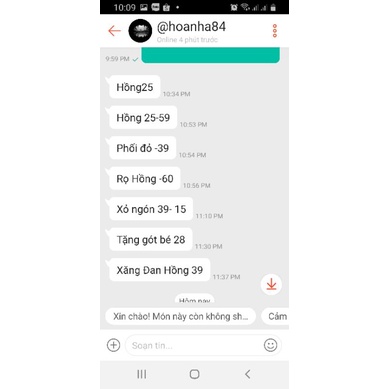 💁‍♀️ Cách chốt đơn trên live của Shop mình thông qua hộp Chat