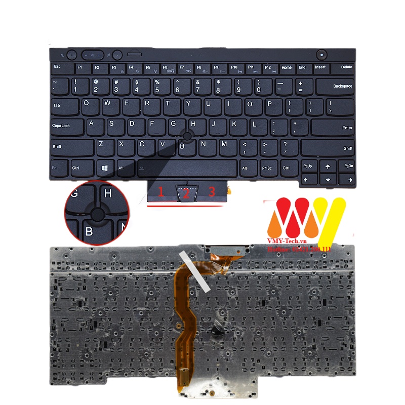 Bàn phím Lenovo ThinkPad X230 T430 L430 L530 W530 T530 T430u T430i T430s T430si 04X1353 04X1240
