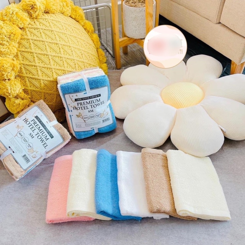 Sét 6 khăn tắm xuất dư, kt 40*80. Sợi cotton mềm mịn, thấm nước