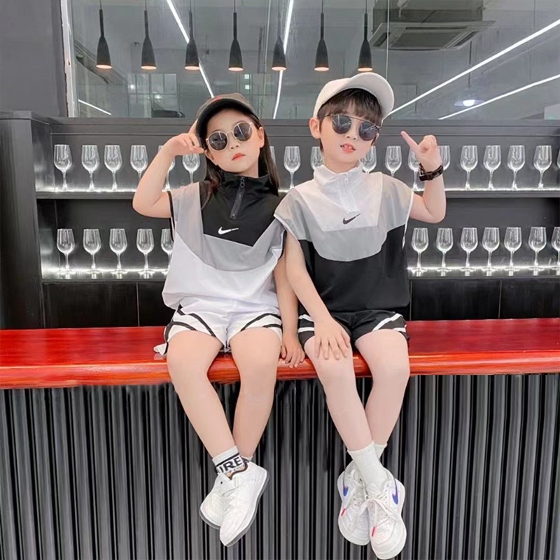 Set Đồ Thể Thao Ngắn Tay Thời Trang Mùa Hè Cho Bé