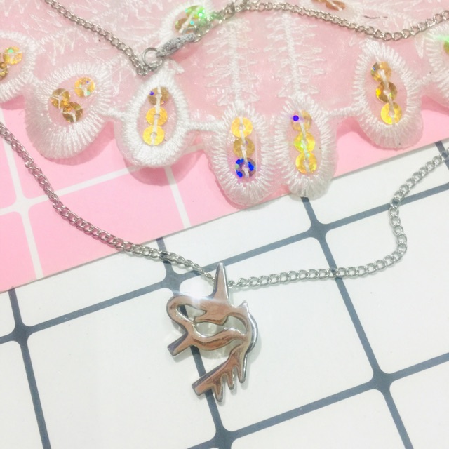 Vòng cổ dây chuyền lay exo hình logo