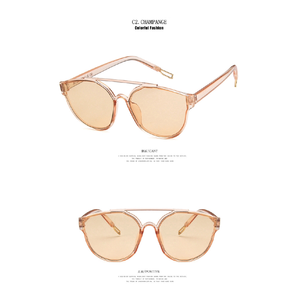 Kính râm kiểu dáng mắt mèo sành điệu thời trang cho nữ SAMJUNE