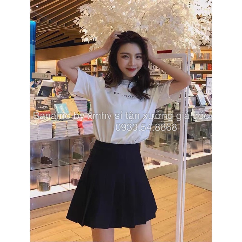 Chân váy xếp ly cực đẹp thời trang Banamo Fashion 5314