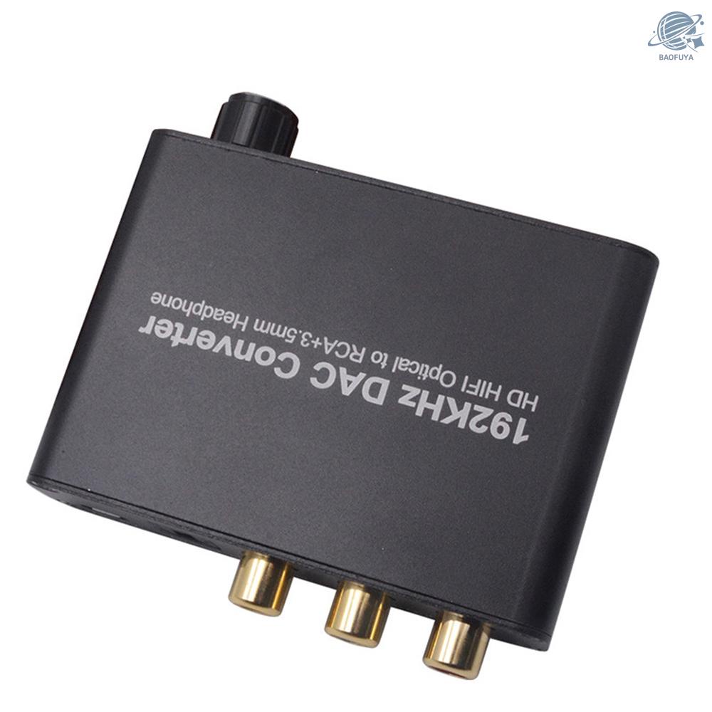 Bộ Chuyển Đổi Kỹ Thuật Số 192khz Dac Sang Analog L / R & 3.5mm Cho Hdtv