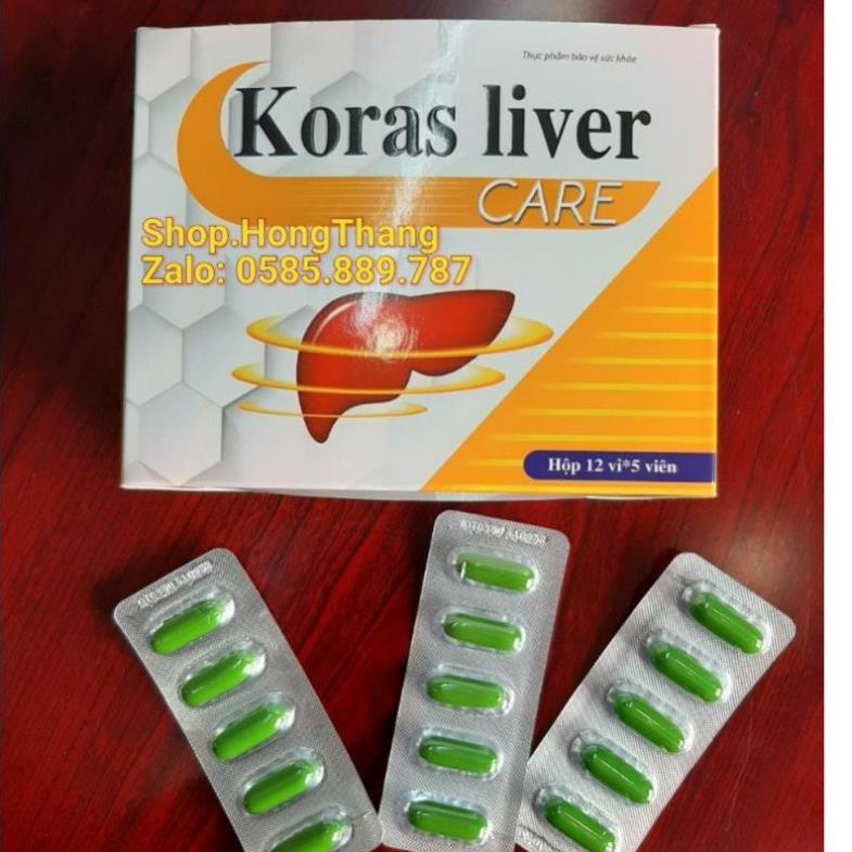 Koras Liver Care - Hỗ trợ tăng cường chức năng của gan, bảo vệ gan (12 vỉ x5 viên)