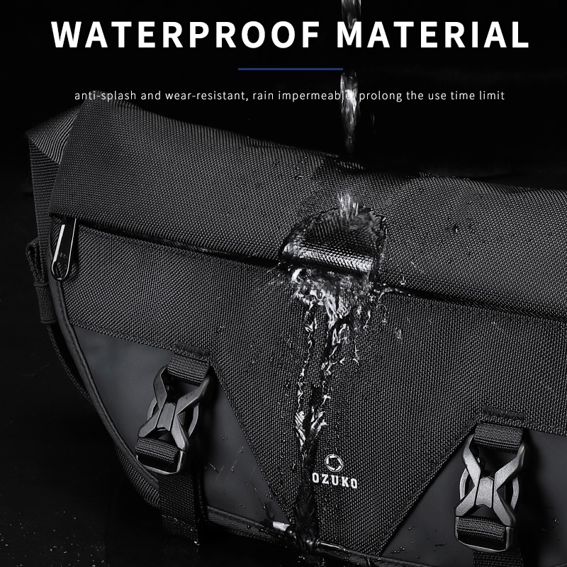 Túi đeo chéo OZUKO thể thao chống thấm nước thời trang cho nam